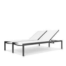 fusion double armless chaise